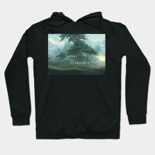 landscape pictures for wall grassy Hoodie